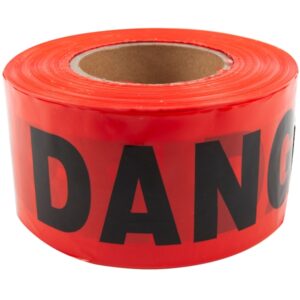 DANGER TAPE WITH DISPENSER 3IN X 500FT