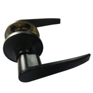 LEVER PASSAGE BLACK STRAIGHT HANDLE
