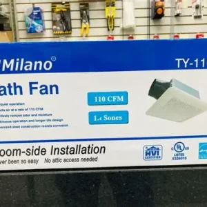 MILANO BATH FAN TY-110-E 1.4 SONES