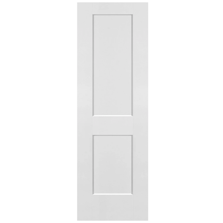 2480 1-3 8 WOODGRAIN 007 WHITE PRIMER – 2 PANEL SLAB (HOLLOWCORE DOOR)