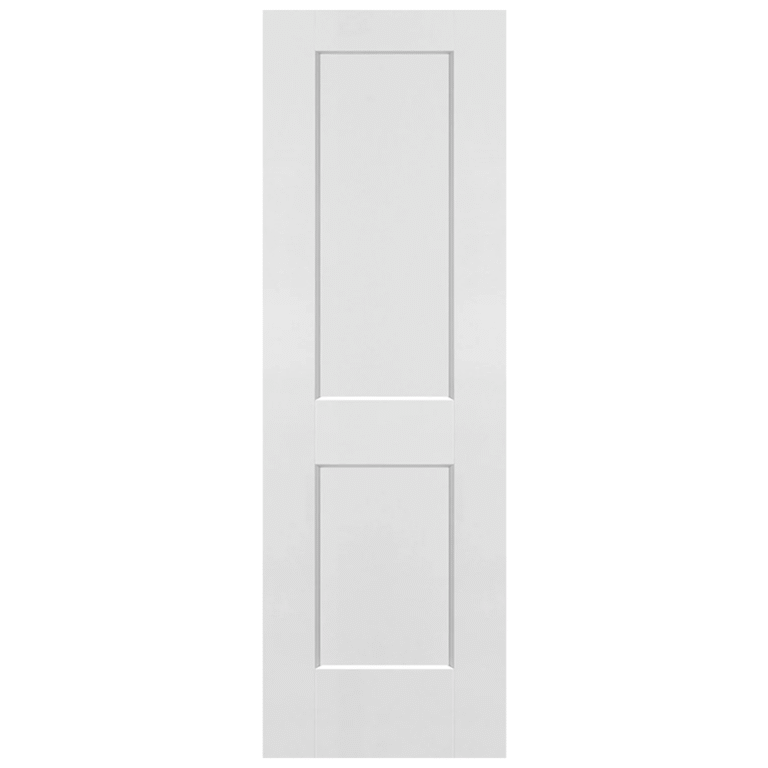 2480LH 1-3 8inch 2 Panel Square Slab Only (HOLLOW CORE DOOR)