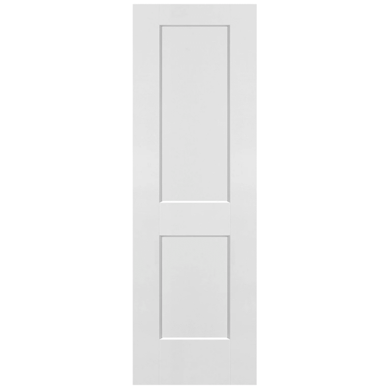 2680 1-3b 8 WOODGRAIN 007 WHITE PRIMER – 2 PANEL SLAB (HOLLOWCORE DOOR)