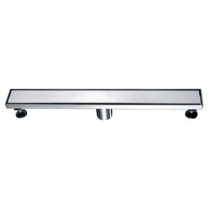 LINEAR SHOWER DRAIN SQ GRID TILE IN 2IN 24IN X 3IN X 3 1/8IN