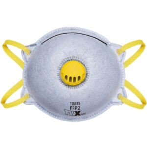 CARBON DUST MASKS WITH VALVE 2 PK