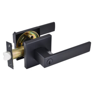 LEVER ENTRY BLACK SQUARE