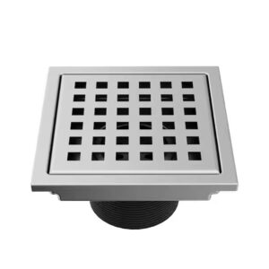 ECO SQUARE SHOWER DRAIN SLOT GRID IN 4IN X 4IN X 2 3/4 .