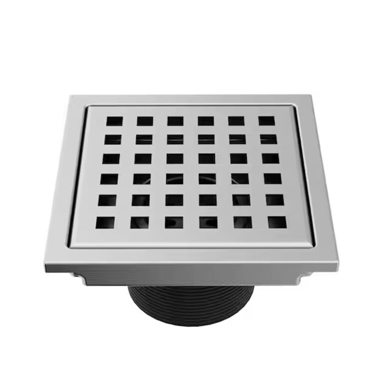 ECO SQUARE SHOWER DRAIN SLOT GRID IN 4IN X 4IN X 2 3-4