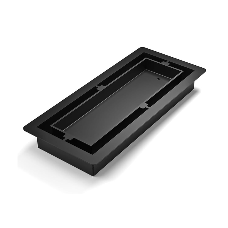FLUSHMOUNT VENT COVER 4X10 MATTE BLACK