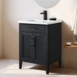 HDF VANITY 24" BLACK