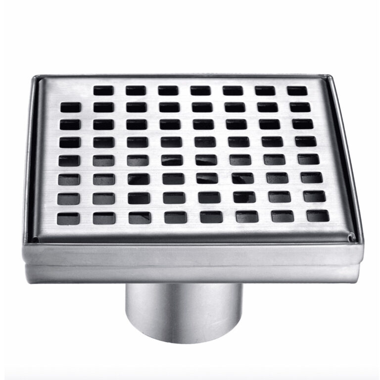 LAMINATE INSTALLATION KIT SQUARE SHOWER DRAIN SLOT GRID 2IN 5 3-32 IN X 5 3-32IN X 3 1-8