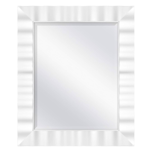 PLAIN MIRROR WHITE 30 X 30 .