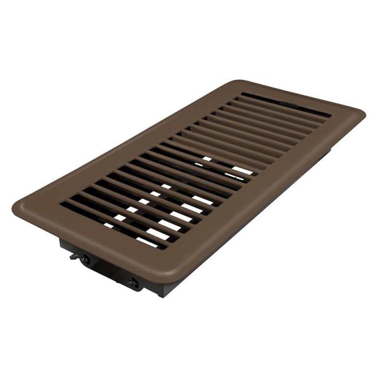 PLASTIC REGISTER 4 X 10 BROWN