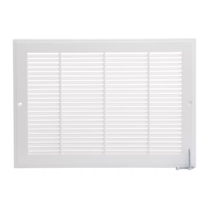 RETURN AIR GRILL 12IN X 8IN WHITE
