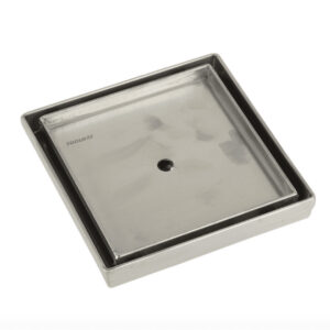 SQUARE SHOWER DRAIN SQ GRID 2IN 5 3/32 IN X 5 3/32IN X 3 1/8