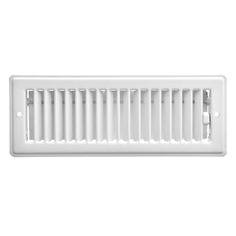 STEEL CEILING REGISTER 3 X 10 WHITE
