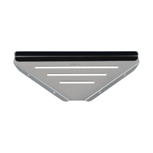 Stainles Steel Corner Shelf Triangle Small - Polished Chrome