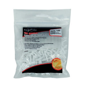 TILE SPACERS 1/8 IN X 3MM 200/BAG