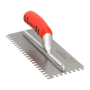 TROWEL NOTCHED 11IN X 4 1/2 (3/8 X 3/8) RED HANDLE