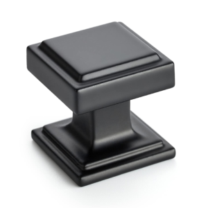 VANITY SQUARE KNOBS BLACK (K1B)