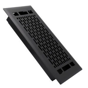 VENT COVER 4X10 MATTE BLACK