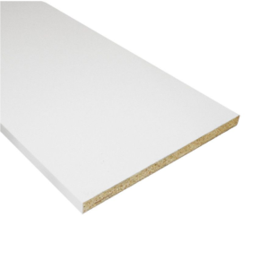 WHITE MELAMINE 5/8 X 16" X 10FT