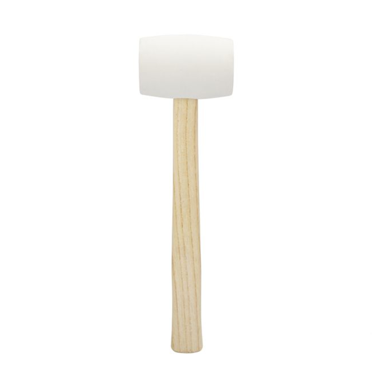 WHITE RUBBER MALLET 16OZ