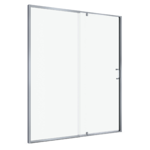 FRAMELESS SHOWER DOOR 60" X 72" CHROME (60" X 72")