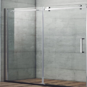 SHOWER DOOR 60" X 72" CHROME (BT-26) (60" X 72")